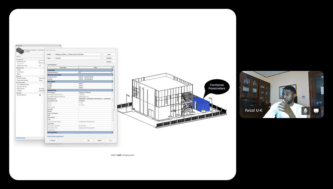 Faisal U-K hosting BIM Webinar